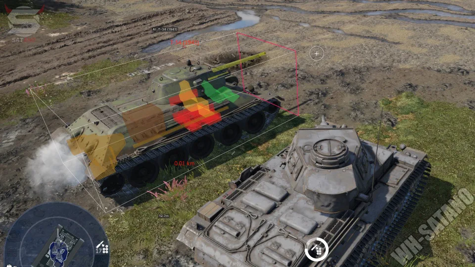 War Thunder ranked ground battle with undetected ESP overlays