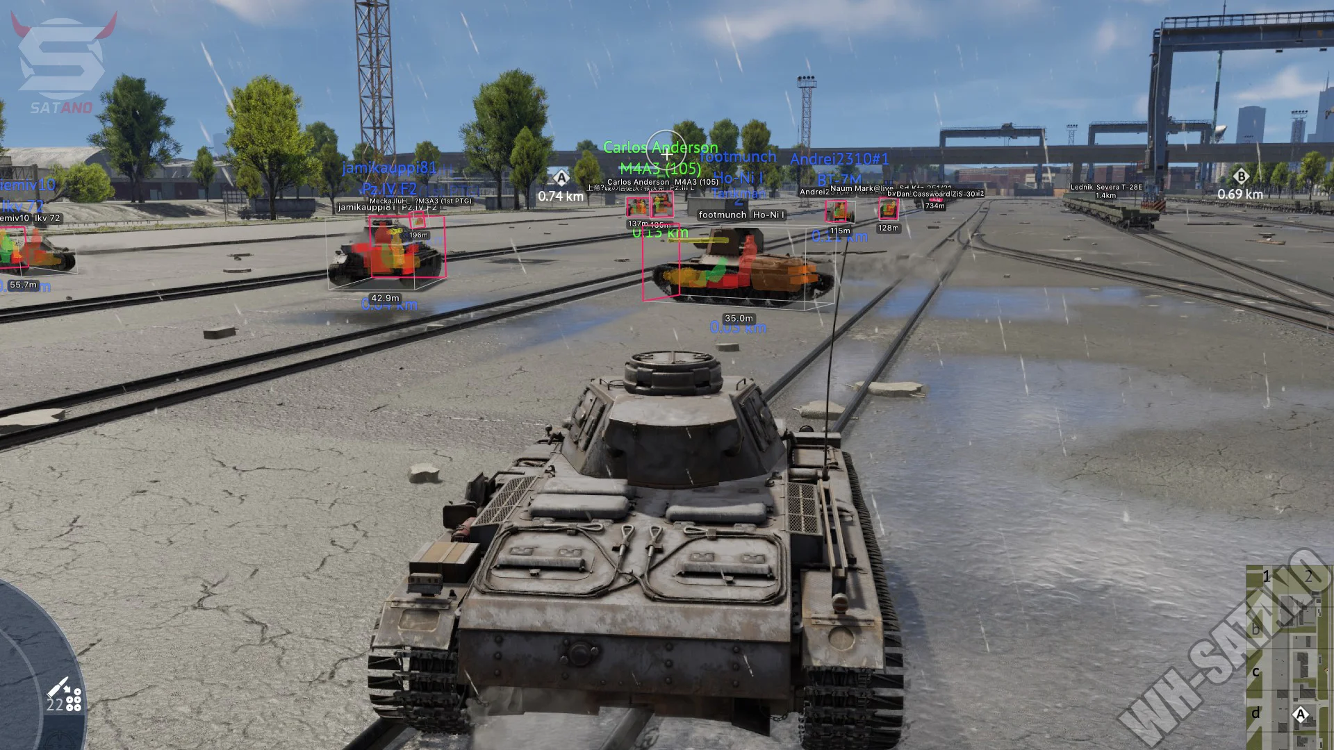 War Thunder ESP wallhack explained with player and loot overlays
